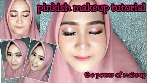 pinkish makeup look tutorial the