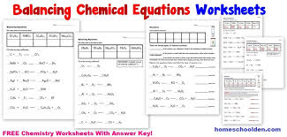 Balancing Chemical Equations Free