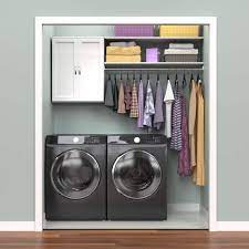121 12 In W White Laundry Room Cabinet