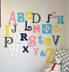 Wooden Alphabet Letters Alphabet Wall