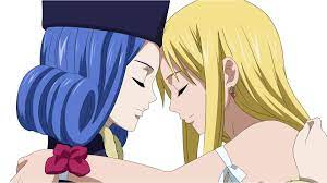 Download Fairy Tail Characters Juvia And Lucy Wallpaper | Wallpapers.com