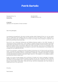 To nail your motivational letter, you need to follow six simple steps. Intern Architect Cover Letter Example Kickresume