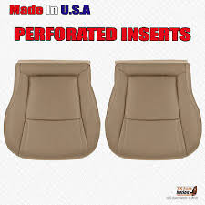 Passenger Bottom Leather Seat Cover Tan