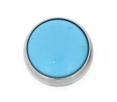 threadless anium turquoise cabochon