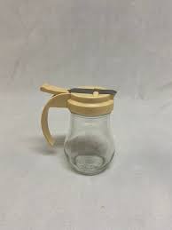 Glass Syrup Sugar Pitcher Dispenser