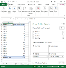 ms excel 2016 how to create a pivot table