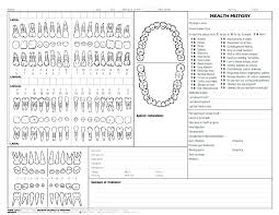Punctual Dental Chart Template Word Picture Of Teeth Chart