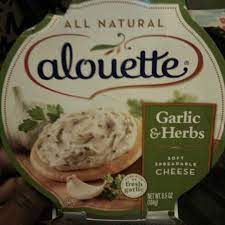 calories in alouette spreadable cheese