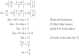 Equations Containing Fractions