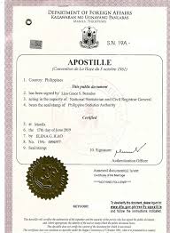 You will get a real document like feature in the fake birth certificate that will be issued to you from us. Apostille Certificate How To Authenticate Documents In Dfa Philippines