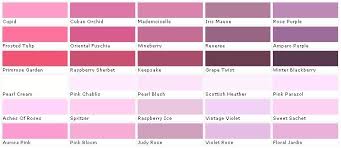 Shades Of Pink Names Shades Of Pink Chart Shades In 2019