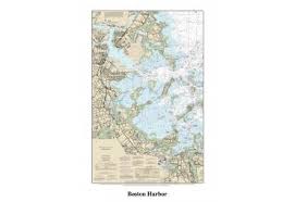 Boston Harbor Decorative Nautical Chart Gonautical