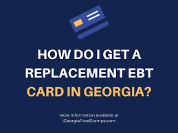 replacement ebt card in georgia