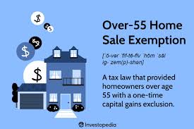 over 55 home exemption capital