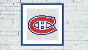 Montreal Canadiens Cross Stitch Pattern