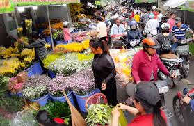 Lang thang chợ hoa Hồ Thị Kỷ đất Sài Gòn