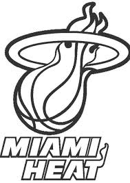 The miami heat are one of the most famous professional basketball teams in the history of the national the original flaming ball logo of the miami heat is one of the most popular and instantly. Miami Heat Coloring Pages Coloring Home