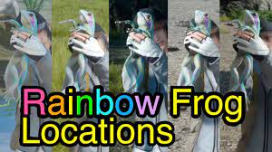 Final Fantasy XV: Rainbow Frog Locations (Side Quest: The Frogs of Legend)  FFXV - YouTube