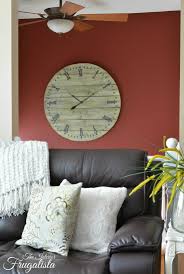 Build A Large Rustic Plank Wood Clock