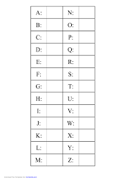 2019 Chinese Alphabet Chart Fillable Printable Pdf