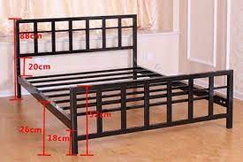 Simple houseware 14 inch platform queen size bed frame. Top 40 Useful Standard Bed Dimensions With Details Engineering Discoveries Steel Bed Design Welded Furniture Metal Furniture Design