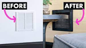 how to make an air return vent cover
