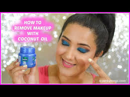how to remove makeup with coconut oil