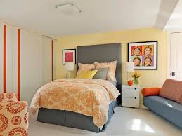 If you would like to change the colors to match your room's decor, just add your request in the notes section at checkout. Yellow Orange And Gray Teen Bedroom Hgtv