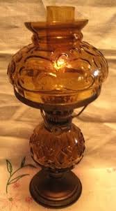 Vintage Mini Amber Glass Shade