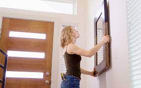 how to hang a heavy mirror the home depot