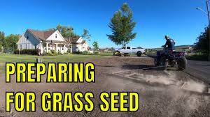 preparing dirt for gr seed dragging