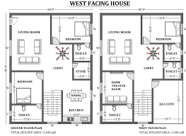 30 X40 West Facing House Plan As Per