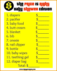 free printable baby shower games the