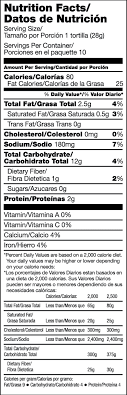 frescados taco nutritional facts