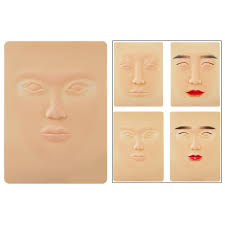silicone practice skin head model for