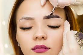 eyebrows permanent makeup staining