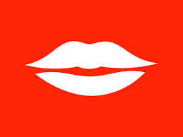 free vectors lip kiss icon white