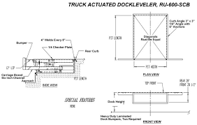 dock leveler dock levelers truck