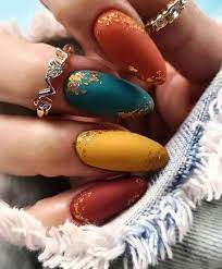 colorful matte nails cute diy