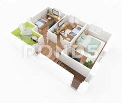Furnished Home Apartment 3d Floor Plan