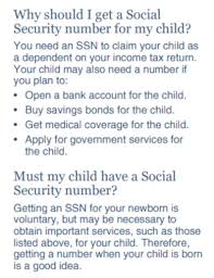 social security number exles pdf