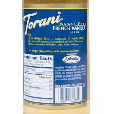 torani sugar free french vanilla