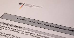proof of financing study in germany