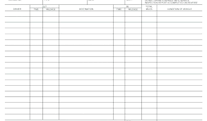Truck Drivers Trip Sheet Template Driver Run Images Of