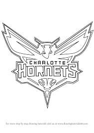 Use it for your creative projects or simply as a sticker you'll share on tumblr, whatsapp, facebook messenger, wechat, twitter or in other messaging apps. Learn How To Draw Charlotte Hornets Logo Nba Step By Step Drawing Tutorials
