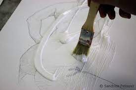 clear gesso or gel um for making