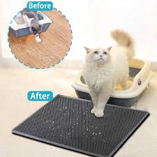 kaxionage cat litter mat litter box