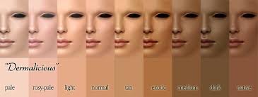 Complexions Makeup Skin Color Chart Skin Undertones