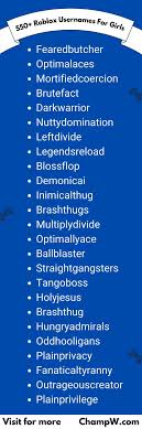 550 roblox usernames for s that