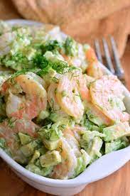 No matter how you enjoy your shrimp, no doubt you have the special recipe (or two) for it. The Best Avocado Cold Shrimp Salad This Shrimp Salad Is Made With Delicious Boiled Shrimp Fresh Avocado Fresh D Shrimp Salad Recipes Recipes Healthy Recipes